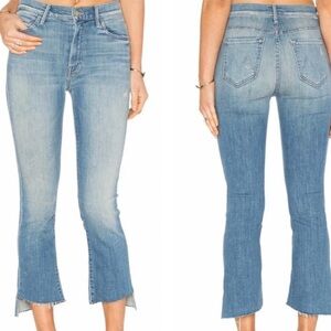 Mother “Insider Crop Step Fray” Jeans – Size 28 – Shake Well Wash